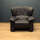 Vintage Italian leather armchair