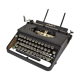 Japy metal typewriter