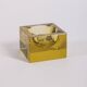 Vintage 1960s Yellow Crystal Ashtray, German Design