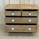 English dresser XIXth fir with its white porcelain buttons