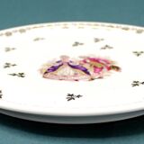 18th century Fragonard style French Porcelain Cake Dish