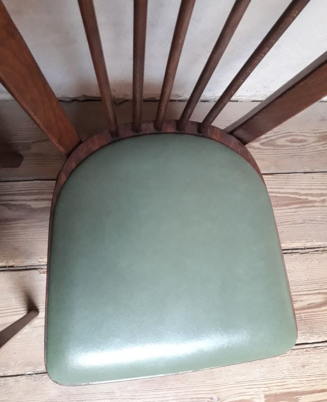 Pair of Baumann bistro chairs n°12