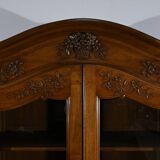 Walnut Display Cabinet, Louis XV Style – Late 19th Century