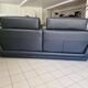 "Pulsation" canapé Roche Bobois, with headrests, black leather.