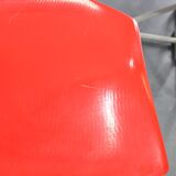 1960s Miroslav Navratil Set of Eight Fiberglass Chairs for Vertex, Czechosl