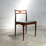 Series of 4 vintage Scandinavian rosewood chairs by Johannes Andersen for Chr. Linneberg