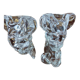 Pairs empty pockets / ashtray elephants crystal valves