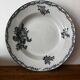 Set of 3 deep plates Terre de Fer St Amand bouquet