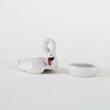 Porcelain swan box, 1960s, made in Europe