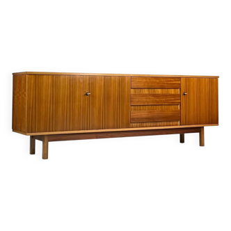 Vintage walnut sideboard chest of drawers 60s 70s mid-century similar to teak