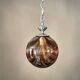 Art Deco style swirl glass light by Marinha Grande