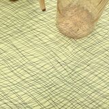 Yellow Formica table and chairs