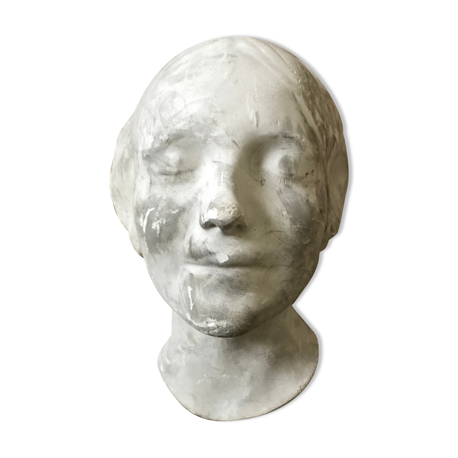 Woman's head in platre