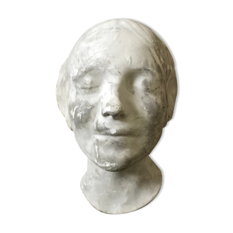 Woman's head in platre