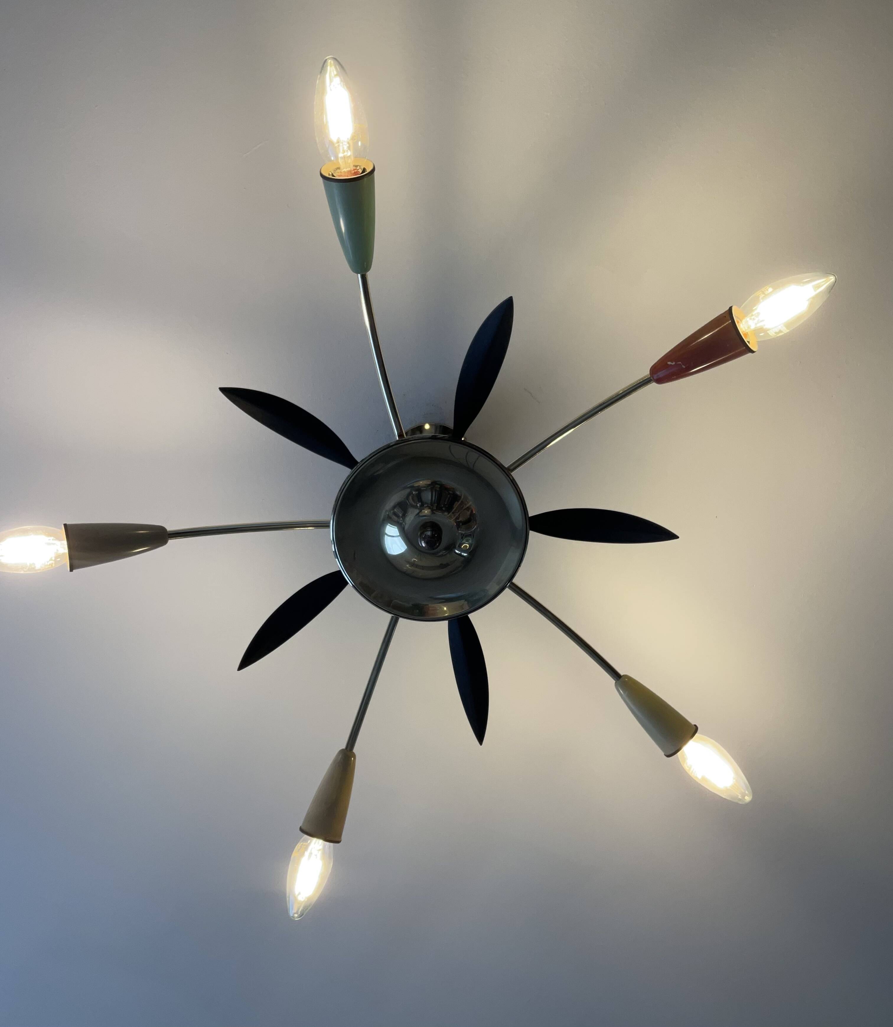 Vintage ceiling light from the 50s