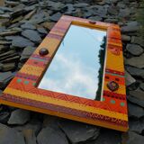 Wooden mirror 24x49cm
