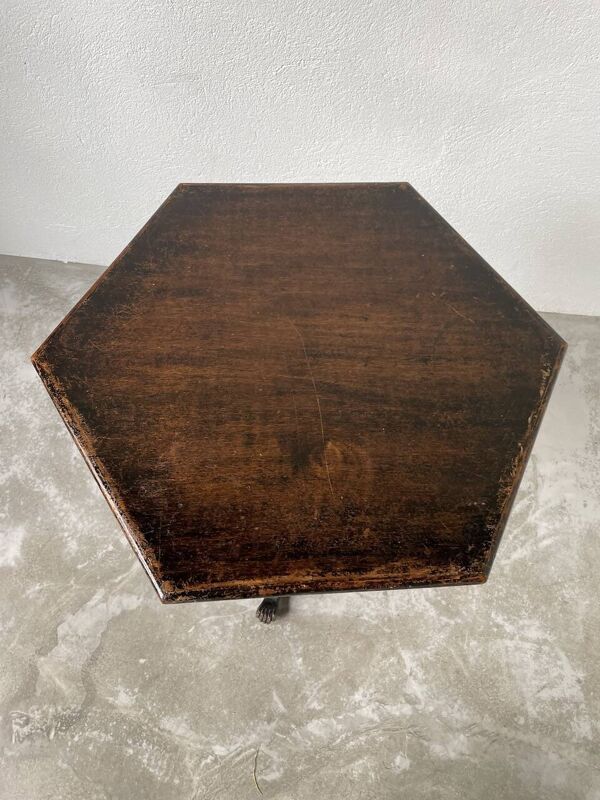 Guéridon 1900 pattes de lion