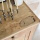 Parisian buffet in patinated wood