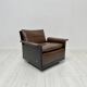 1960s Vintage 620 Leather Lounge Chair by Dieter Rams for Vitsoe