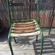 Chaises de jardin métal et bois