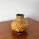 Fat Lava yellow ceramic vase from the 70s