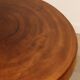 Vintage brutalist solid wood coffee table, 1960s