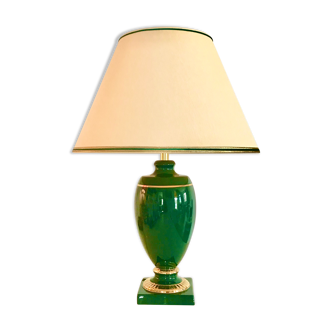 Lamp year 70 ceramic signature Louis Drimmer