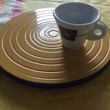 Yellow ceramic trivet