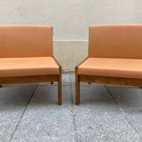 Pair of Baumann low chairs