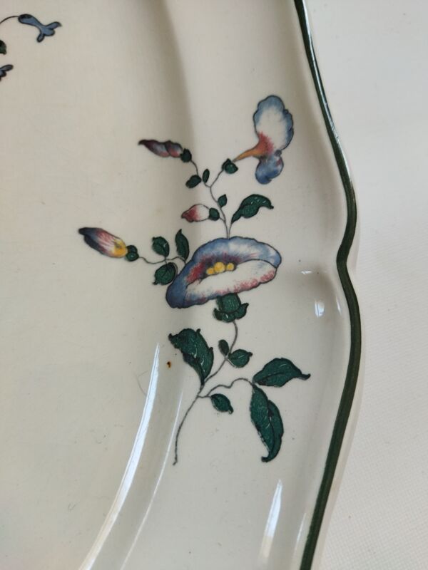 Plat ancien en faïence Villeroy & Boch Mettlach 1562 Vieux Strasbourg / Alt Strassburg