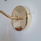 Vintage glass globe wall lamp