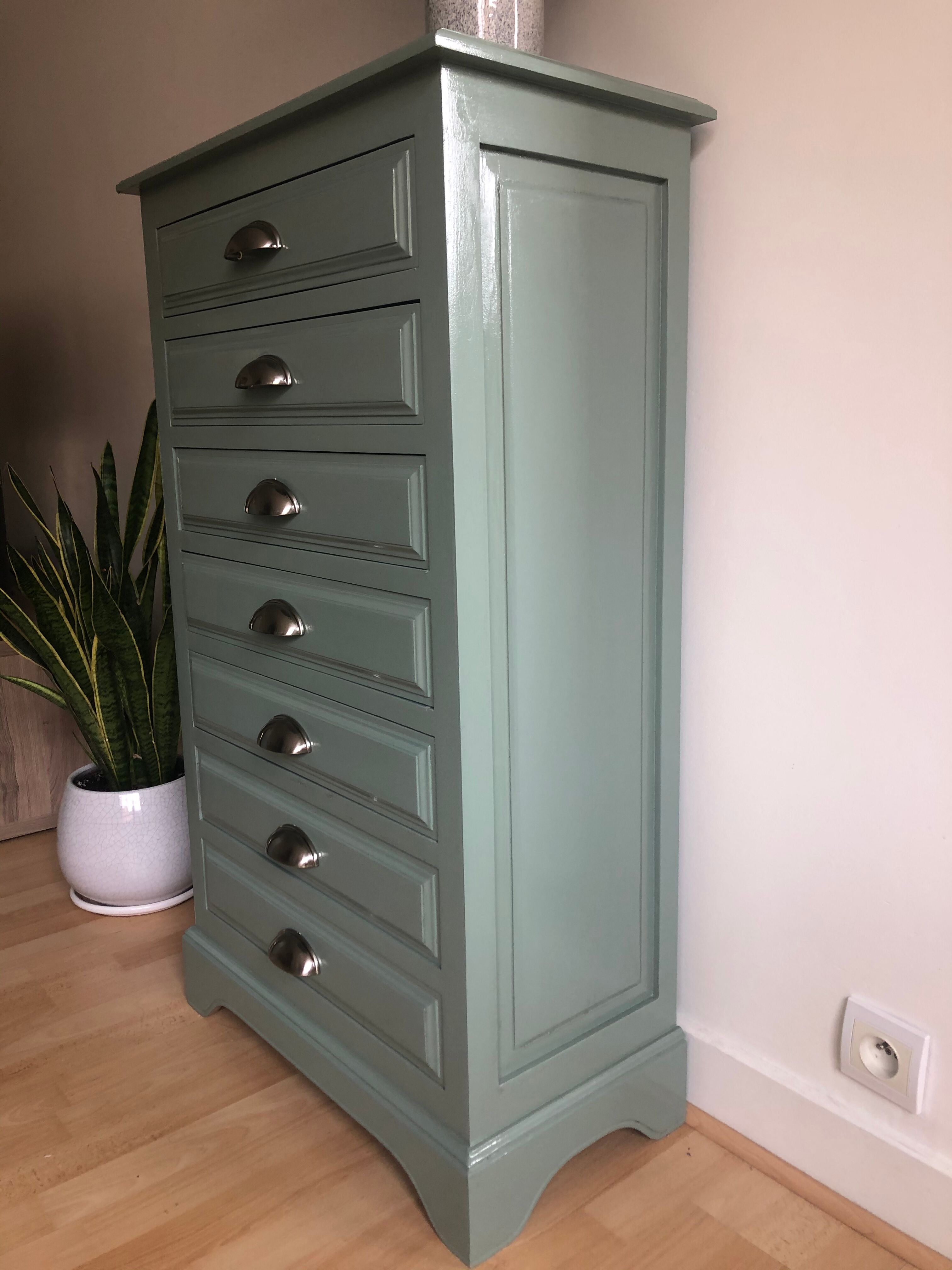 Painted wooden dresser