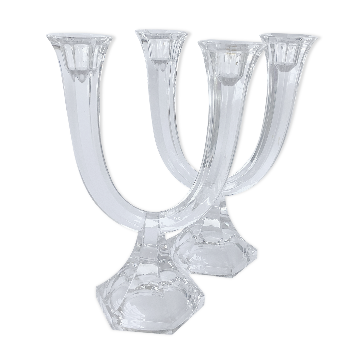 Nachtmann crystal candle holders Germany