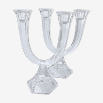 Nachtmann crystal candle holders Germany