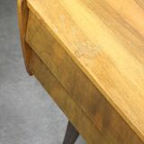 Mid-century Italian Wood and Brass Sideboard, 50s