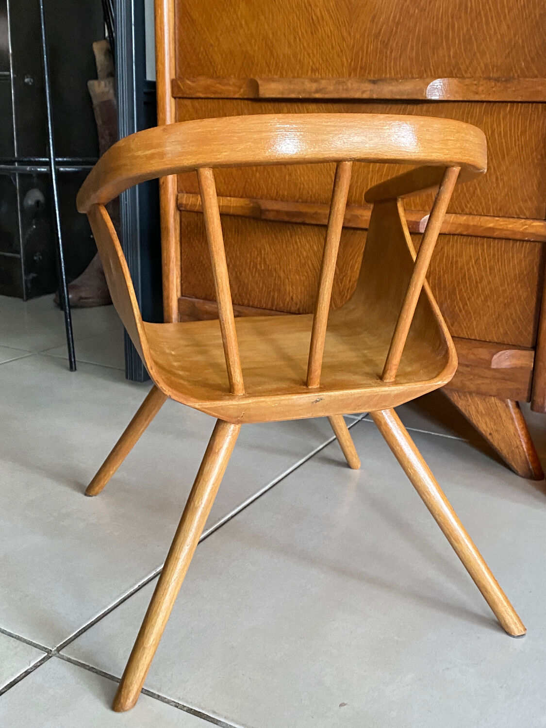 Baumann design children's armchair