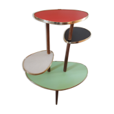 Saddle of tripod plants in formica of the years 50/60