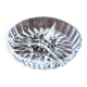 Serving dish called "beggar" with 3 compartments cut glass