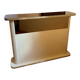 Bar, wooden counter, mirror and brass, 1970s