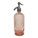 Siphon bistrot glass relief pink Machecoul Loire Atlantique