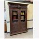 Antique impressive Breton display cabinet, bookcase