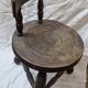 Breton brutalist chair for milking, mid-20th century