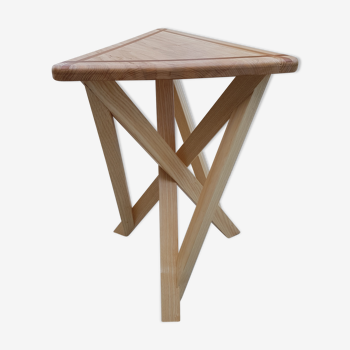 Solid wood design tabouret