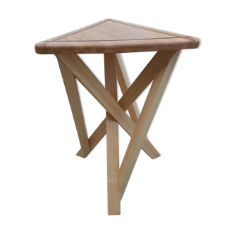 Solid wood design tabouret