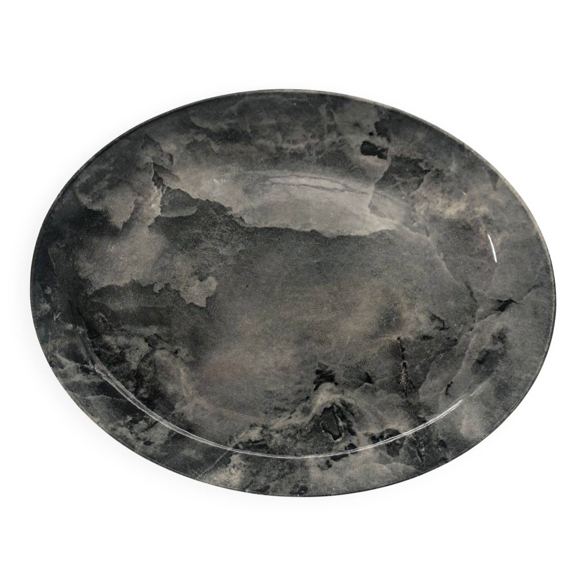 Oval serving platter, Federated Potteries Staffordshire (England).