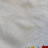 Monogrammed napkins with country pattern