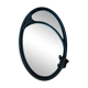 Art Nouveau style mirror in imperial green enamelled cast iron – Circa 1980