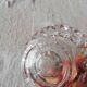 Lot de deux bougeoirs cristal formes différentes