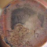 Brown stoneware pitcher