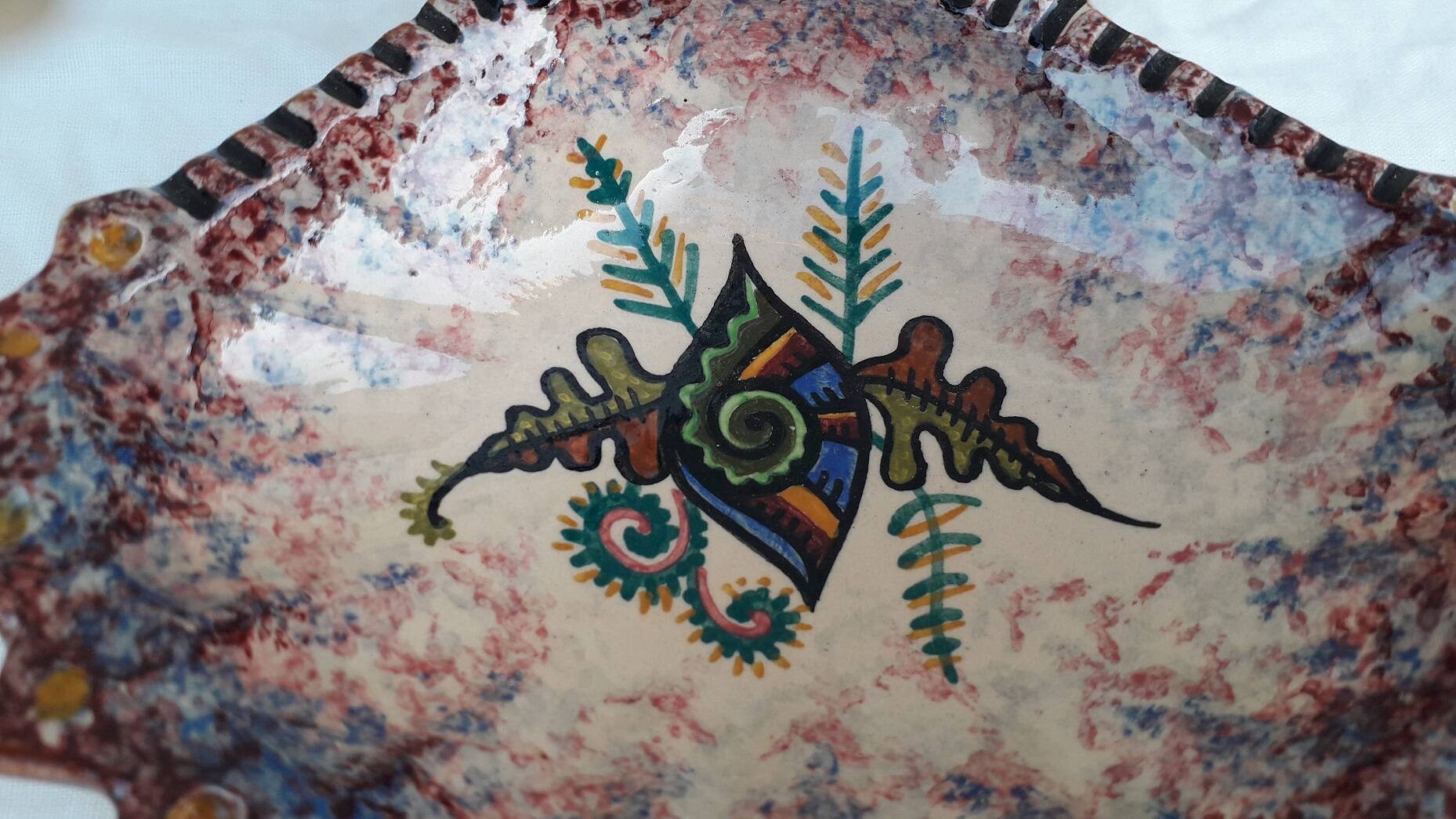 Quimper Fouillen tray